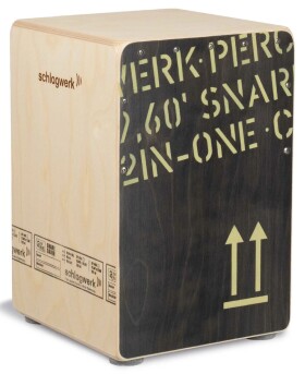 Schlagwerk CP403BLK 2inOne Black Cajon