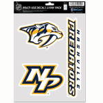 Wincraft Samolepka Nashville Predators NHL Multi-Use Set (3 ks)% 1 ks