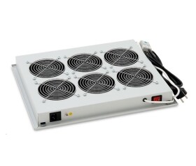 TRITON Ventilační jednotka horní (spodní), 6 ventilátorů-230V/90W, termostat, šedá EDF_1047441