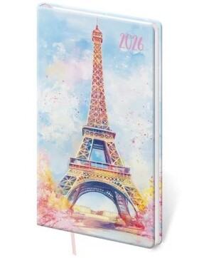 Diář 2026 týdenní kapesní Vario Lyra - Paris