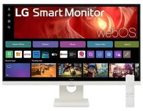 27" LG 27U731SA-W bílá / Monitor / IPS / 4K UHD / 60 Hz / USB-C PD 65 W / HDMI (27U731SA-W.AEU)
