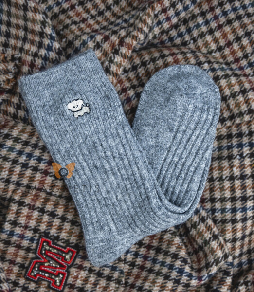 Ponožky Magnetis YN5035 Tyče/živočichové hnědá univerzální