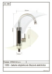 Ostatní - Baterie s ohřevem vody stojánková dřezová ELBA 1009 3,2 kW 16A SN 1009