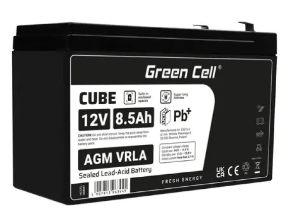 Green Cell AGM baterie 12V 8.5Ah (AGM47)