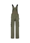 Bib & Brace Twill Cordura pracovní kalhoty s laclem unisex army 50