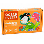 Mamido Magnetické puzzle mořská zvířata 30 dílků