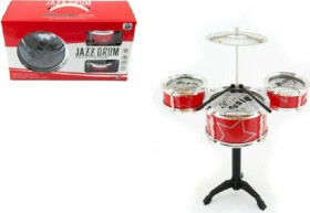 Bicí souprava/bubny 4ks plast v krabici 34x20x14cm