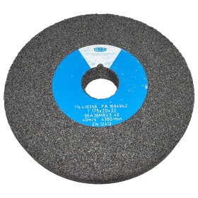 Brusný kotouč na stolní brusku, 175x20mm, otvor 32mm, P36, 96A36M8VC40, Tyrolit