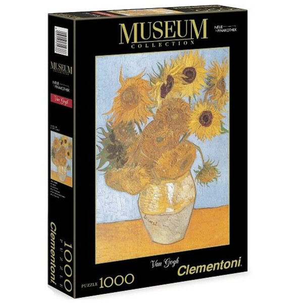 Puzzle Vincent Van Gogh: Slunečnice 1000 dílků - Clementoni