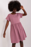 Prašně růžové bavlněné basic šaty od Dity RUE PARIS