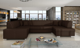 Sedací souprava Havana Provedení: Pravá U, látka: Soft 66 dark brown