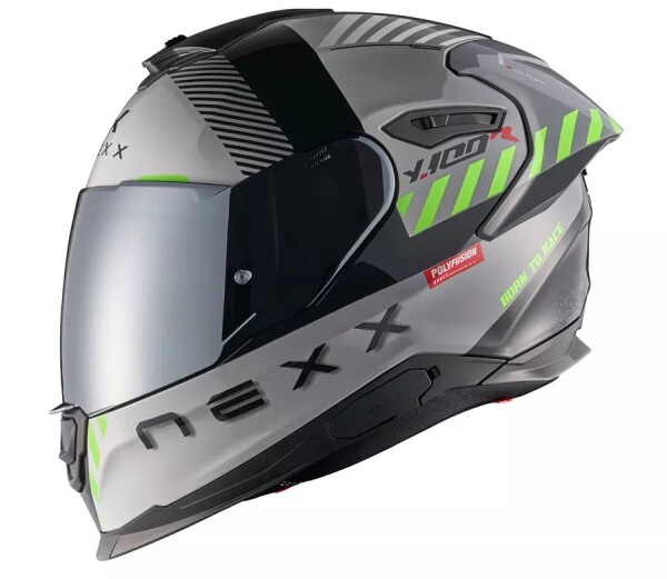 Helma na moto Nexx Y.100R Fade gray - M / šedá