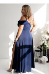 Dlouhé šaty 208857 tmavě modré - With You 42/XL