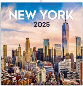 Kalendář 2025 poznámkový: New York, 30 30 cm