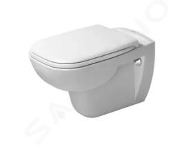 DURAVIT - D-Code Závěsné WC se sedátkem SoftClose, bílá 45350900A1