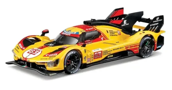Bburago RACING Ferrari 499P - 24H Le Mans 2024 v dekorativním boxu