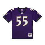 Mitchell & Ness Pánský dres Baltimore Ravens NFL Terrell Suggs #55 2003 Legacy Throwback - Fialová Velikost: S
