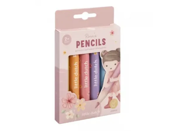 Little Dutch Pastelky 6 ks Rosa