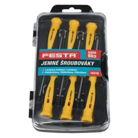 FESTA 18416 Šroubováky hodinářské, sada 6ks, délka 50mm, CrV