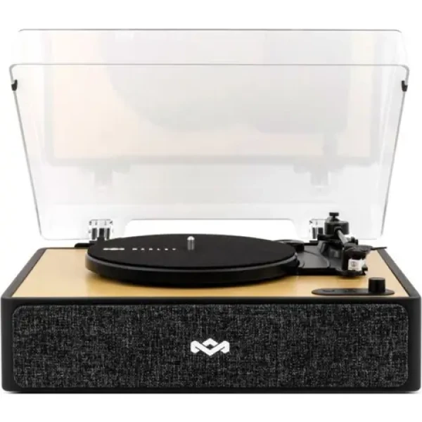 MARLEY Rise Up BT černá / Gramofon / 33/45/78 RPM / Bluetooth / vestavěný předzesilovač (EM-JT400-SB)