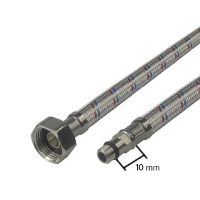 MEREO - Hadice připojovací nerez 8x12, FxM10, 1/2"xM10 kr., 50 cm CR544C