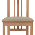 Jídelní židle, masiv buk, moření tmavý buk, látkový šedý potah