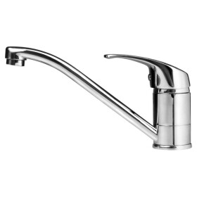 Baterie dřezová stojánková, chrom, otočné ramínko 15cm, OPERA