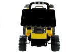 Mamido Dětský elektrický traktor Power s radlicí žlutý