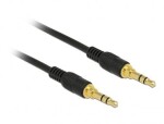 Delock Kabel Stereo Jack 3.5 mm 3 pin (M) - Jack 3.5 mm 3 pin (M) 1m černá (85547)