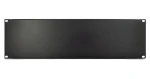Inter-Tech 19" Záslepný panel 3U černá / Záslepný panel / 481x131x11mm / šroubovací (88887270)