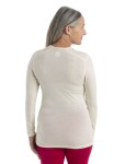 Dámské merino tričko s dlouhým rukávem ICEBREAKER Wmns 200 Oasis LS Crewe, Undyed velikost: L