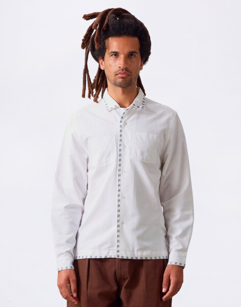Service Works Trace Resort Shirt White M