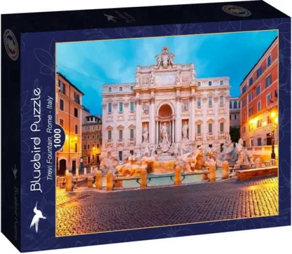BLUEBIRD Puzzle Fontána Di Trevi, Řím - Itálie