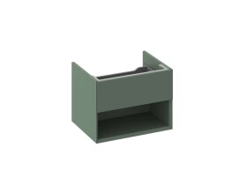 RAVAK - Lite Umyvadlová skříňka 60x45x43 cm, 1 zásuvka, Grey Green X000001858