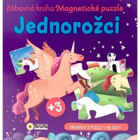 Zábavná magnetická kniha Jednorožci