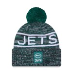 New Era Pánská zimní čepice New York Jets NFL 2025 Sideline Sport Knit