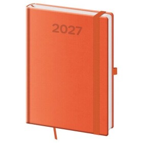 Diář 2027 denní A5 Print Pop - oranžová