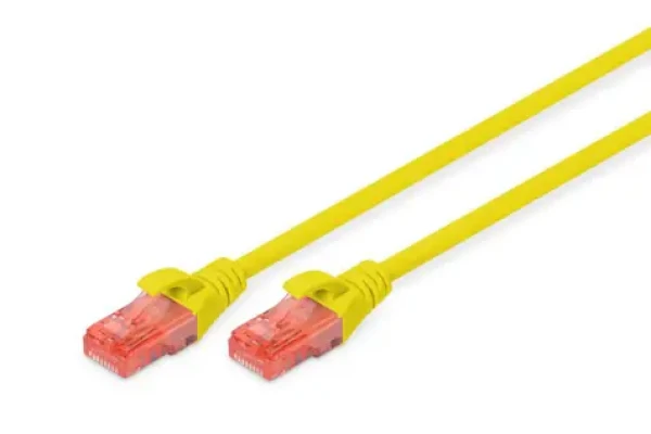 Digitus / Patch kabel Cat6 U/UTP / RJ45 / 1 m / žlutá / LSZH (DK-1617-010/Y)