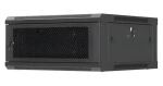 Lanberg WF01-6604-23B černá / Nástěnný rozvaděč / 19" / 4U / 600×600 mm / perforované dveře / flat pack (WF01-6604-23B)