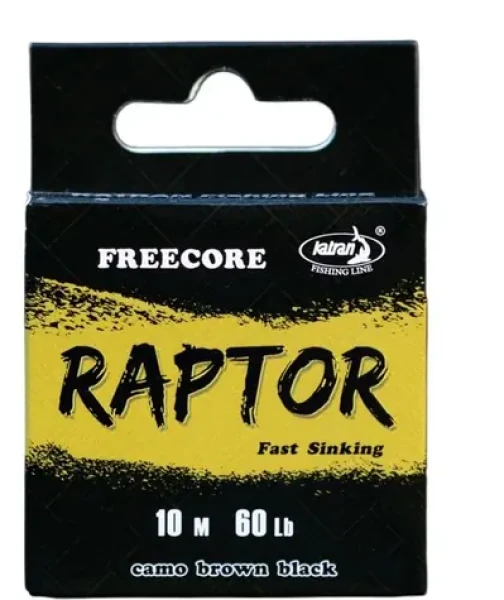 Katran Šňůrka Raptor Free Core 10m 60lb Camo Brown (021915)