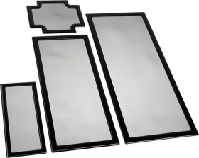 DEMCiflex Dark Base Pro 900 černá / Sada prachových filtrů / Magnetické (DF0868)