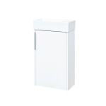 MEREO - Vigo, koupelnová skříňka s keramickým umývátkem, 41 cm, bílá CN340