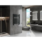 MEXEN - Helios otopný žebřík/radiátor 800 x 600 mm, 450 W, antracit W103-0800-600-00-66