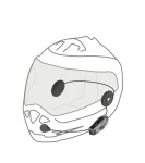 Interphone U-Com6R, Bluetooth 5.1 handsfree, Twin pack - pro 2 přilby