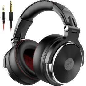 OneOdio Pro-60 DJ sluchátka Over Ear kabelová stereo černá High-Resolution Audio složitelná, otočná sluchátka