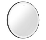 HANSGROHE - Xarita Lite S Zrcadlo s LED osvětlením, průměr 70 cm, matná černá 54966670