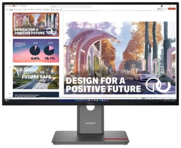 27" Lenovo ThinkVision P27QD-40 černá / IPS / 2560×1440 / 6ms / 1500:1 / 350cd-m2 / HDMI+DP / VESA / Pivot (64B3GAT2EU)