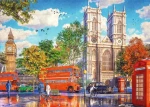Trefl - Puzzle - Premium Plus Tea Time: Pohled na Londýn
