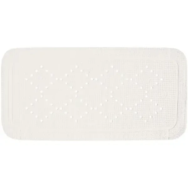 Spirella ALASKA protiskluzová podložka do vany bílá / PVC / 91 x 36 cm