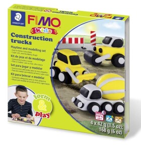 FIMO sada kids Form &amp; Play - Stavební auta